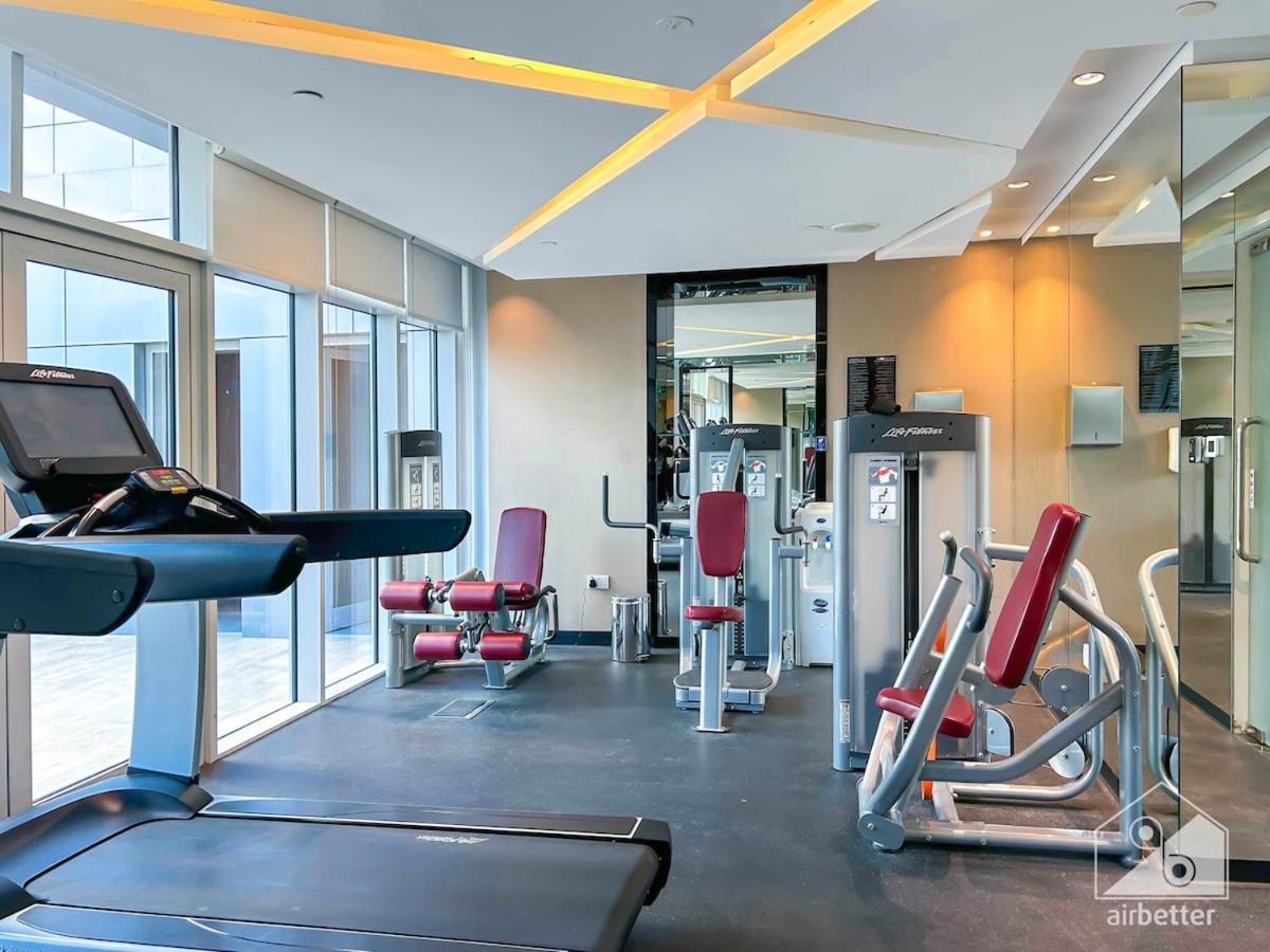 Luxury Stay At Damac Majestine With Balcony & Views Dubai Exterior foto
